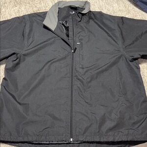 2X Men's The Weather Co Black short sleeve Jacket rain resistant Big tall 3x 4x?